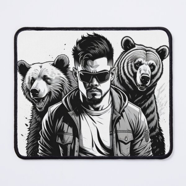 Item preview, Dont Poke Bears Cool Basketball Artwork Funny designed and sold by Michael Voyler.