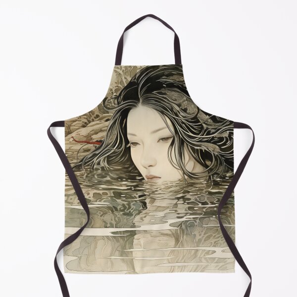Item preview, Goddess of the Autumn Springs, Embracing Serene Melancholy, AI Generated designed and sold by drawerwalker.