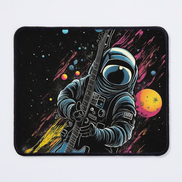 Item preview, Astronaut Peter plays guitar in space - moon mission - Apollo 11 designed and sold by Pixelboys.