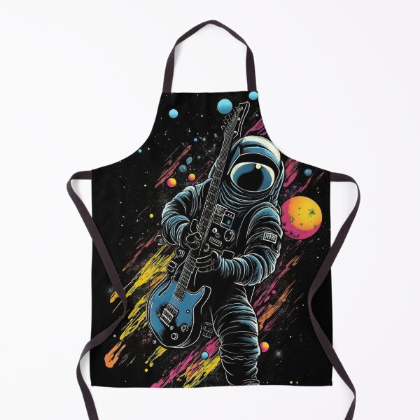 Item preview, Astronaut Peter plays guitar in space - moon mission - Apollo 11 designed and sold by Pixelboys.