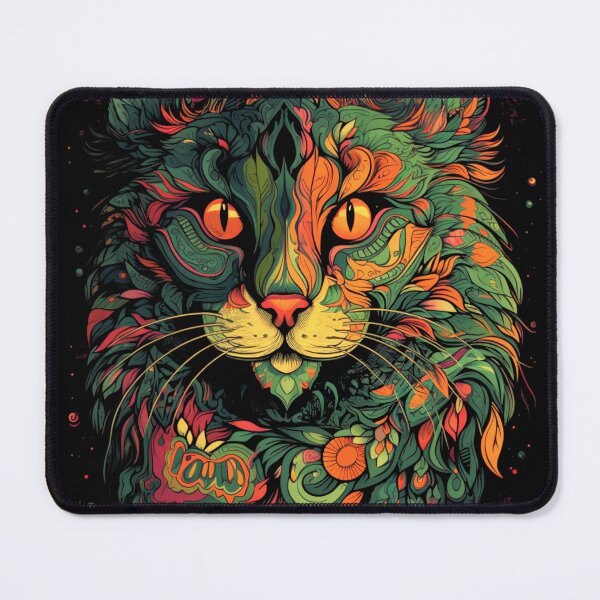Item preview, Cat Print in Bright Colors designed and sold by GiveMeMood.