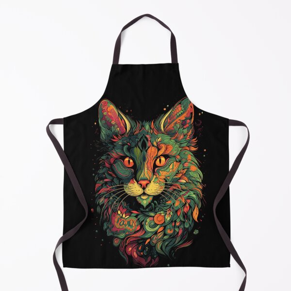 Item preview, Cat Print in Bright Colors designed and sold by GiveMeMood.