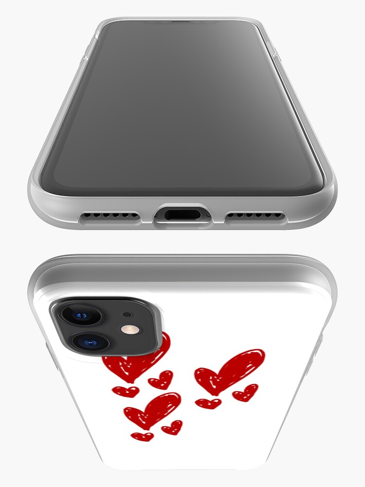 "Red hearts" iPhone Case & Cover by andersonartist Redbubble