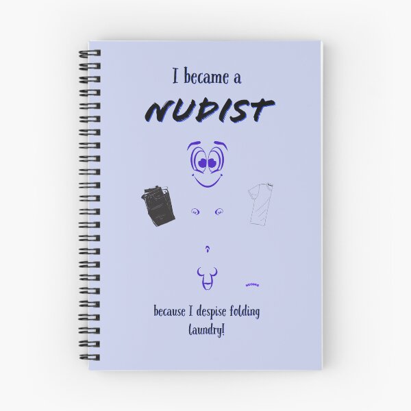 Item preview, I became a Nudist - Folding Laundry designed and sold by NUDIMS.