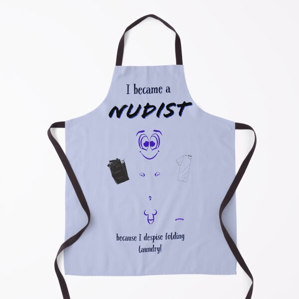 Item preview, I became a Nudist - Folding Laundry designed and sold by NUDIMS.