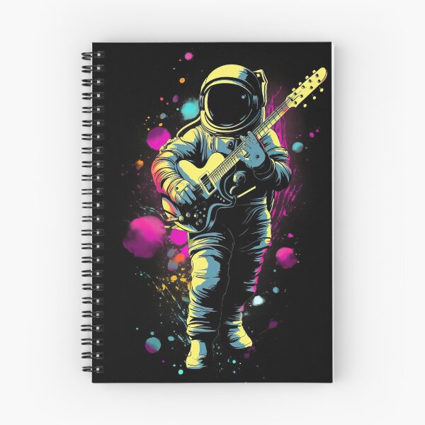 Item preview, Norman, the funky guitar space astronaut - Apollo 11 - moon mission designed and sold by Pixelboys.