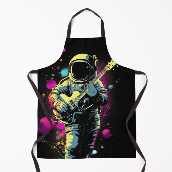 Item preview, Norman, the funky guitar space astronaut - Apollo 11 - moon mission designed and sold by Pixelboys.
