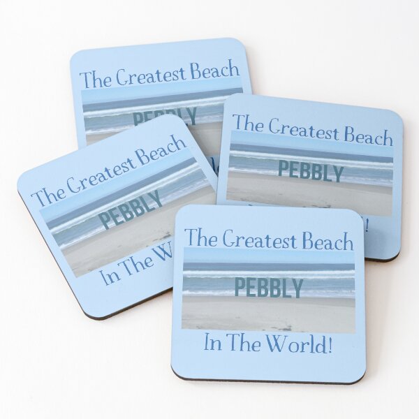 Item preview, Pebbly The Greatest Beach In The World designed and sold by Little-Bit-Xtra.