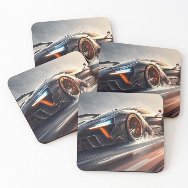 Item preview, Realistic Supercar Speeding On The Highway  designed and sold by ByDigitalDream.