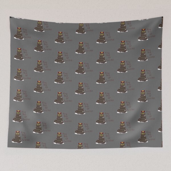 Item preview, King Shit Of Turd Hill designed and sold by FatCatStudios.