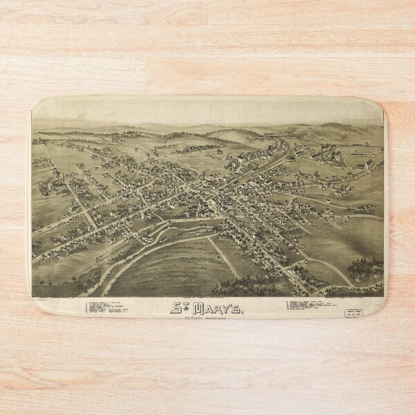Item preview, St. Mary's, Pennsylvania (1895) designed and sold by allhistory.