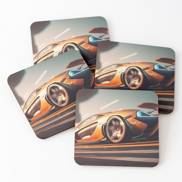 Item preview, Super Realistic Supercar Speeding On The Highway  designed and sold by ByDigitalDream.