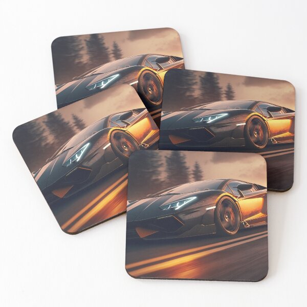 Item preview, Very Realistic Supercar Speeding On The Highway  designed and sold by ByDigitalDream.