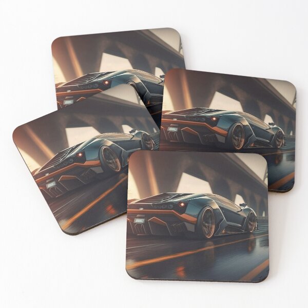 Item preview, Ultra Realistic Supercar Speeding On The Highway  designed and sold by ByDigitalDream.