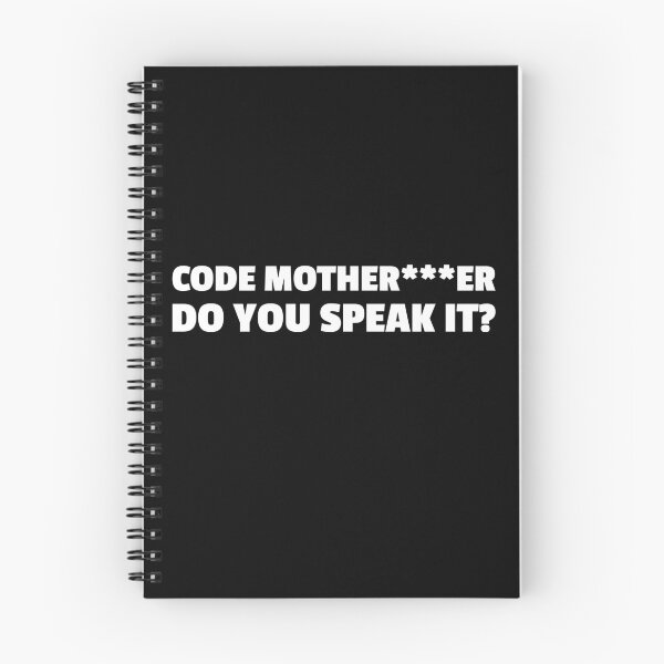Item preview, CODE MOTHER***ER DO YOU SPEAK IT? designed and sold by MurmuringShop.