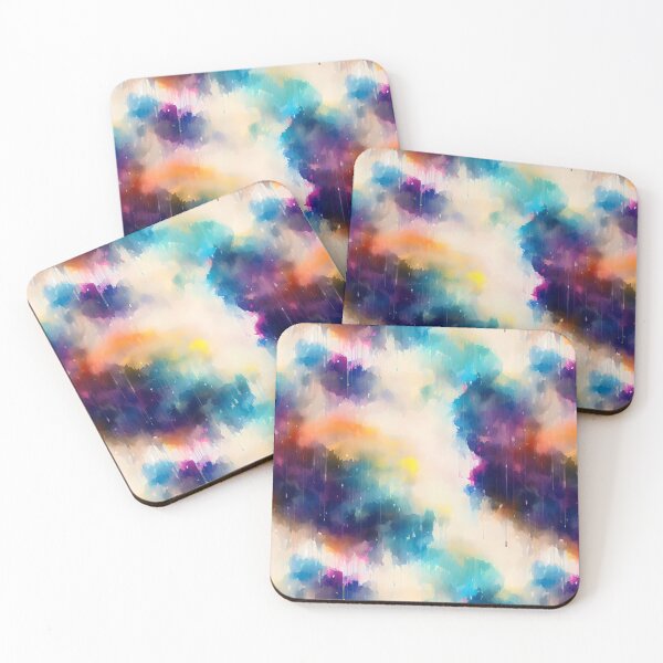 Item preview, Color Rain Tiled Smear Abstract designed and sold by Infinitelypink.