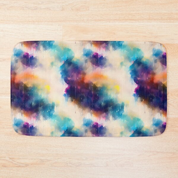 Item preview, Color Rain Tiled Smear Abstract designed and sold by Infinitelypink.