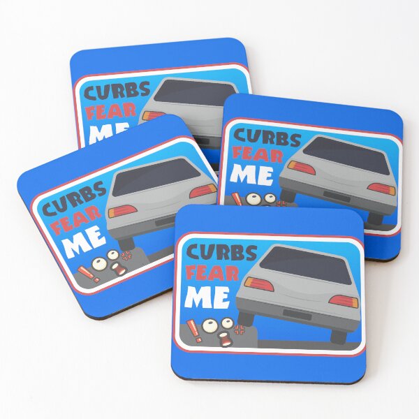 Item preview, Curbs Fear Me Funny Car Bumper designed and sold by CarpeDiem96.