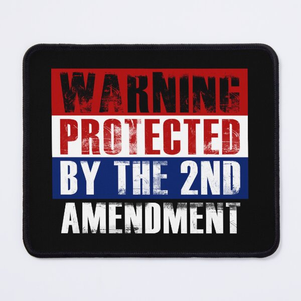 Item preview, Warning - Protected By The 2nd Amendment designed and sold by Muggies.