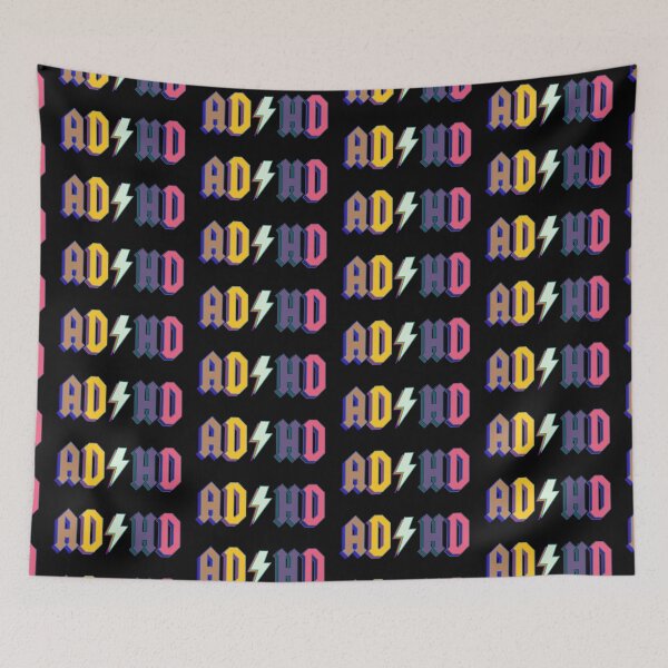 Item preview, Maximalist Muted Colourful ADHD Music Band Logo Lightning Strike designed and sold by PatternPerfect.