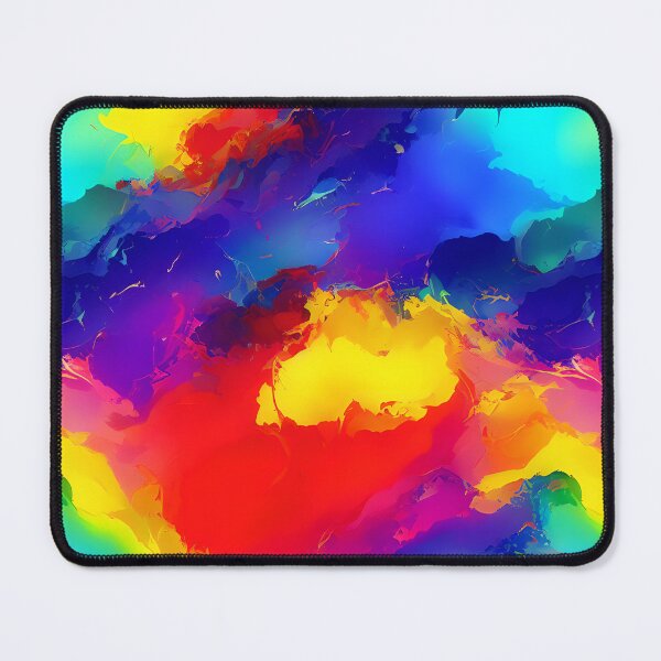 Item preview, Color Pour Tiled Smear Abstract Bright designed and sold by Infinitelypink.