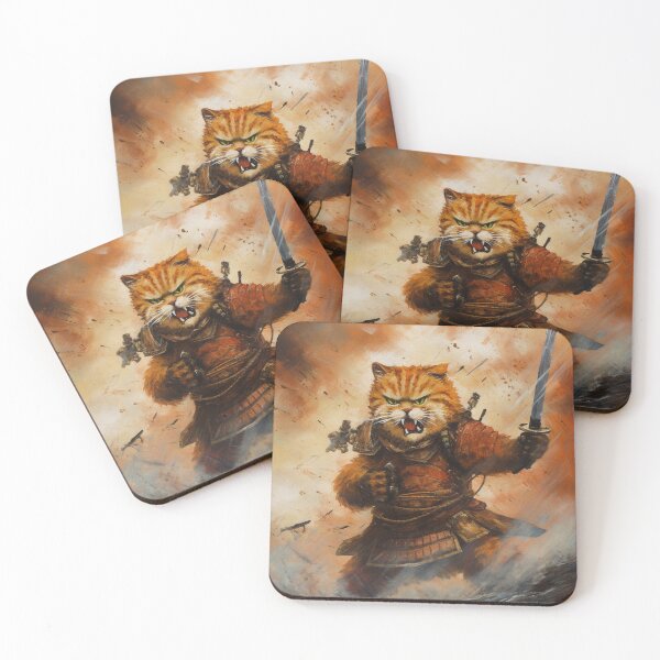 Item preview, Cat Samurai At War designed and sold by Inalternativ.