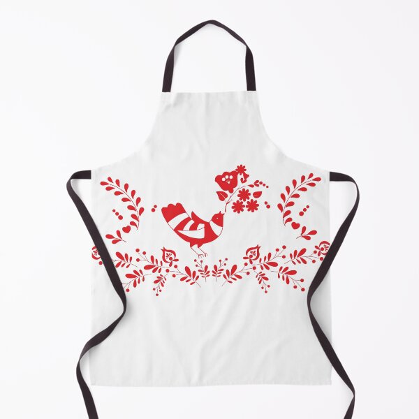 Item preview, Kalocsai folk art flowers and bird pattern designed and sold by Kormix.