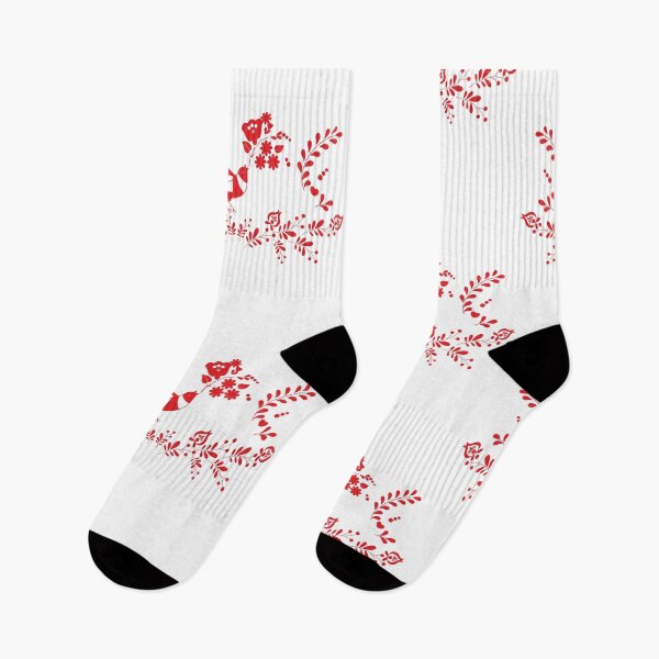 Item preview, Kalocsai folk art flowers and bird pattern designed and sold by Kormix.