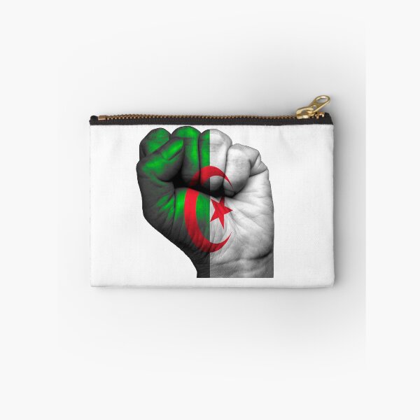 Item preview, Algerian flag painted on a closed fist. Algeria designed and sold by Boudavid.