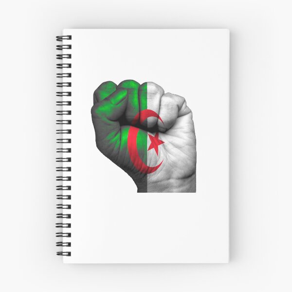 Item preview, Algerian flag painted on a closed fist. Algeria designed and sold by Boudavid.