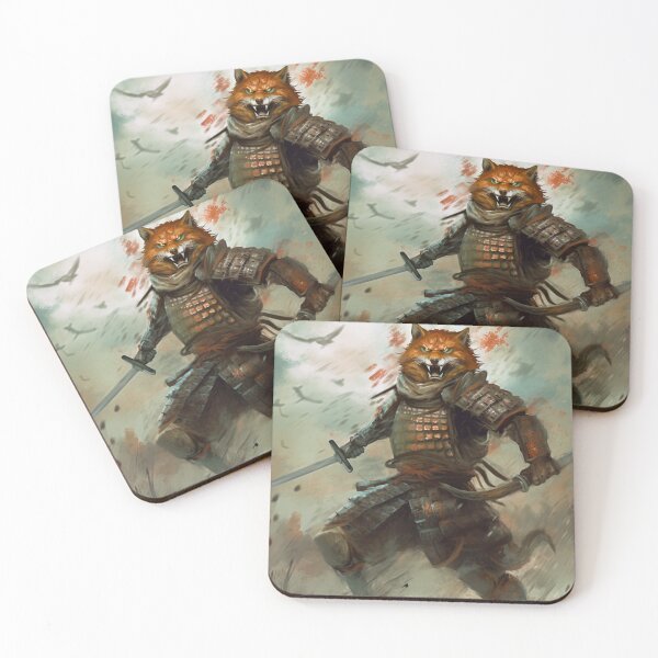 Item preview, Fox Samurai Entering A Duel designed and sold by Inalternativ.