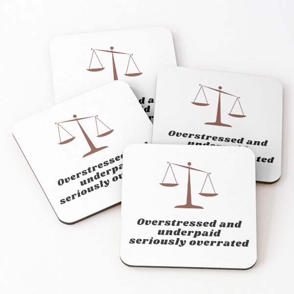 Item preview, Overstressed and Underpaid designed and sold by TLC4ever.