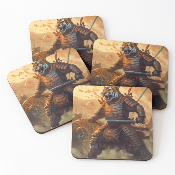Item preview, Tiger Samurai And His Troops designed and sold by Inalternativ.