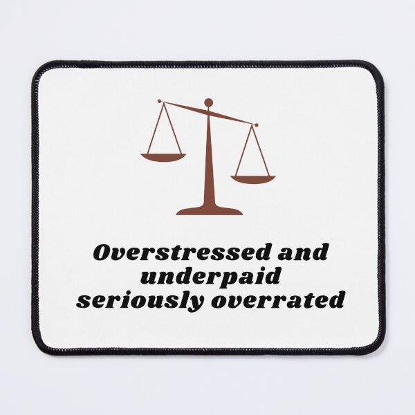 Item preview, Overstressed and Underpaid designed and sold by TLC4ever.