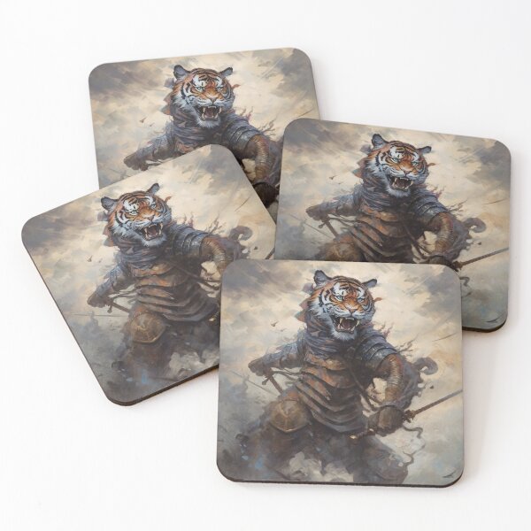 Item preview, Tiger Samurai Breaking In The Enemy Camp designed and sold by Inalternativ.
