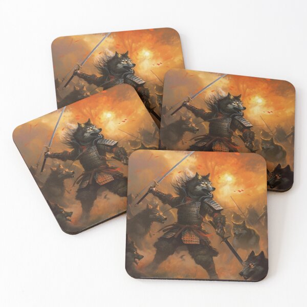 Item preview, Wolf Samurai Commanding An Army designed and sold by Inalternativ.