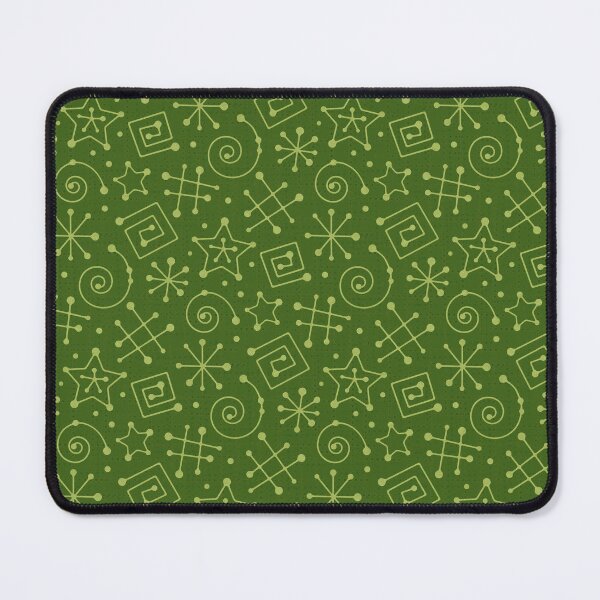 Item preview, Dotty Abstract Line Shapes - Spring Forest Greens designed and sold by PaisleyMcNoodle.