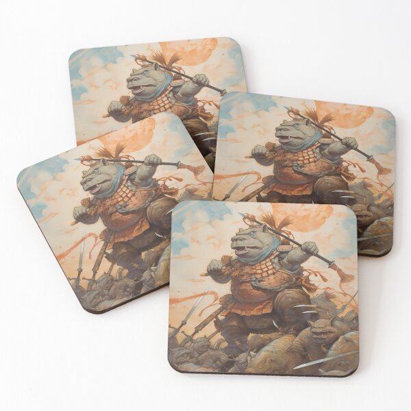Item preview, Hippopotamus Charging His Enemy designed and sold by Inalternativ.