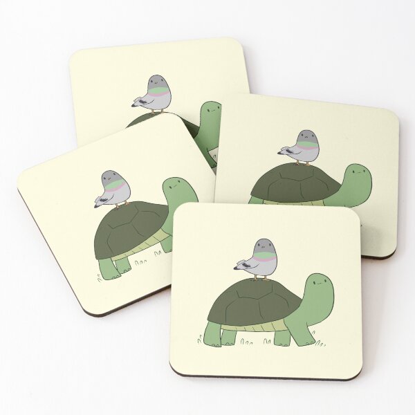 Item preview, Turtle and pigeon  designed and sold by Mayarart.