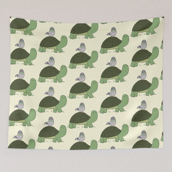 Item preview, Turtle and pigeon  designed and sold by Mayarart.