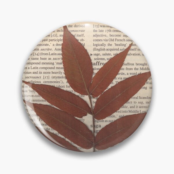 Item preview, Red leaf on an old book page designed and sold by Julianum.