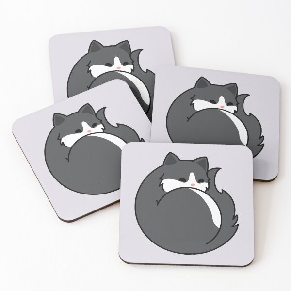 Item preview, Gray Tuxedo Cat - Sleeping designed and sold by missnisa.