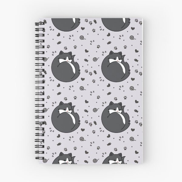 Item preview, Gray Tuxedo Cat - Sleeping designed and sold by missnisa.