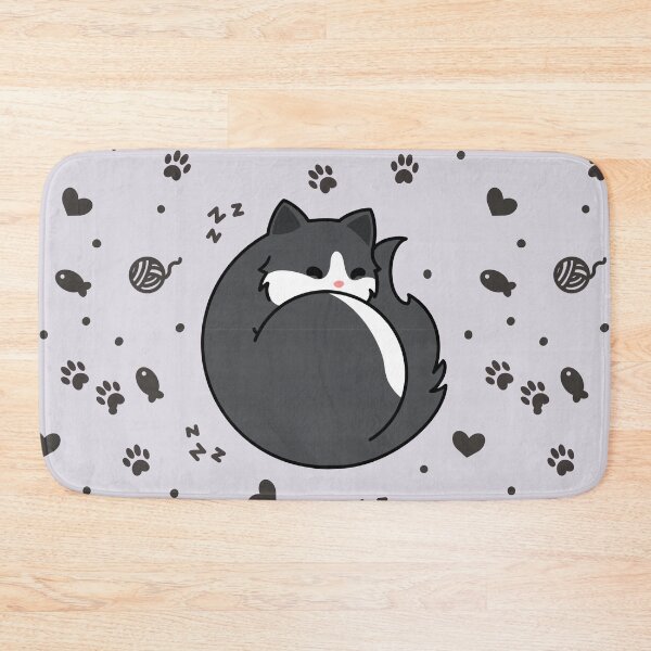 Item preview, Gray Tuxedo Cat - Sleeping designed and sold by missnisa.