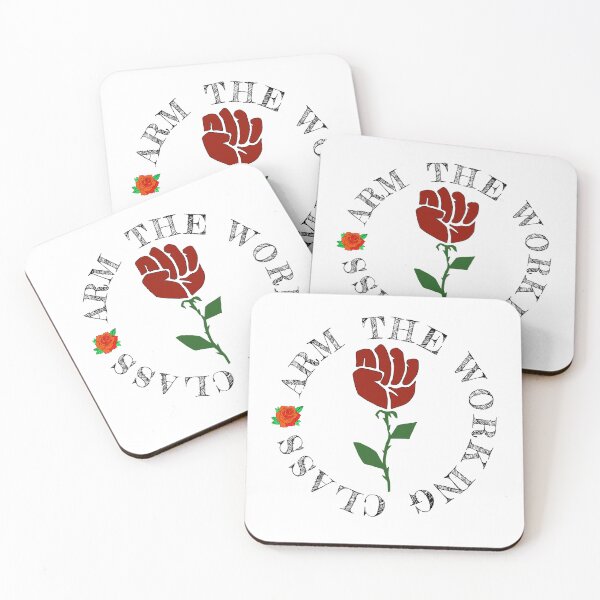 Item preview, Leftist Communism Politics - Arm The Working Class - Communist Karl Marx Socialist Rose designed and sold by RockFireMerch.