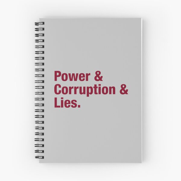 Item preview, Power Corruption Lies, burgundy designed and sold by perezzzoso.