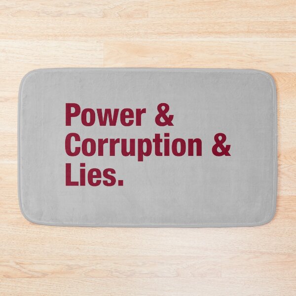 Item preview, Power Corruption Lies, burgundy designed and sold by perezzzoso.