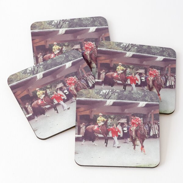 Item preview, PADDOCK SCENE C2023 Steve Yellowbear designed and sold by SteveYellowbear.