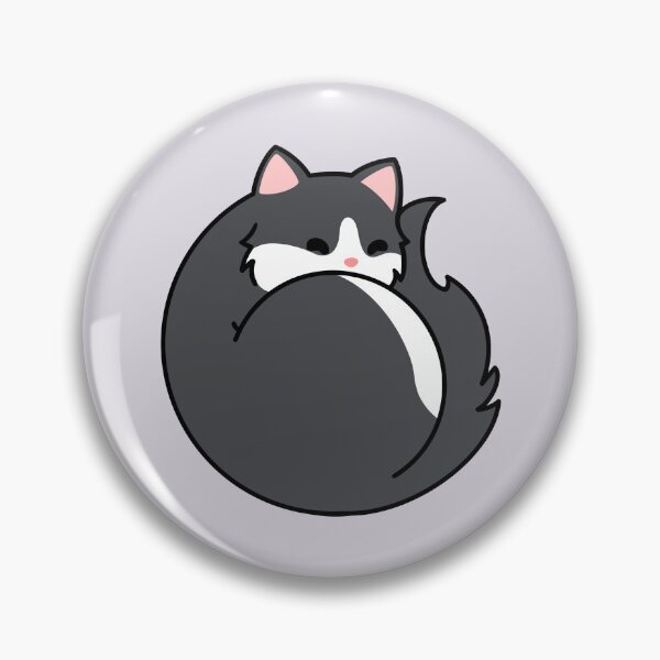 Item preview, Grey Tuxedo Cat - Sleeping designed and sold by missnisa.