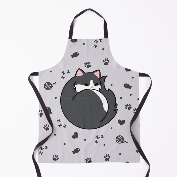 Item preview, Grey Tuxedo Cat - Sleeping designed and sold by missnisa.